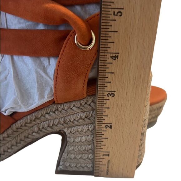 Vince Camuto Roreka Suede Ankle Tie Platform Espadrille Sandals Size 7 NWT - Picture 5 of 12